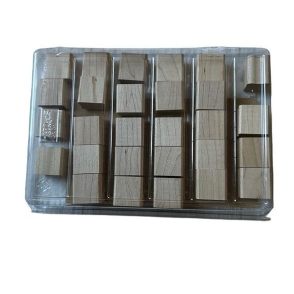 Stampin’ Up! Crazy Alphabet, Set of 28 Rubber Stamps NIB - Picture 3 of 4